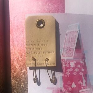 ANTHROPOLOGIE SAFETY PIN EARRINGS